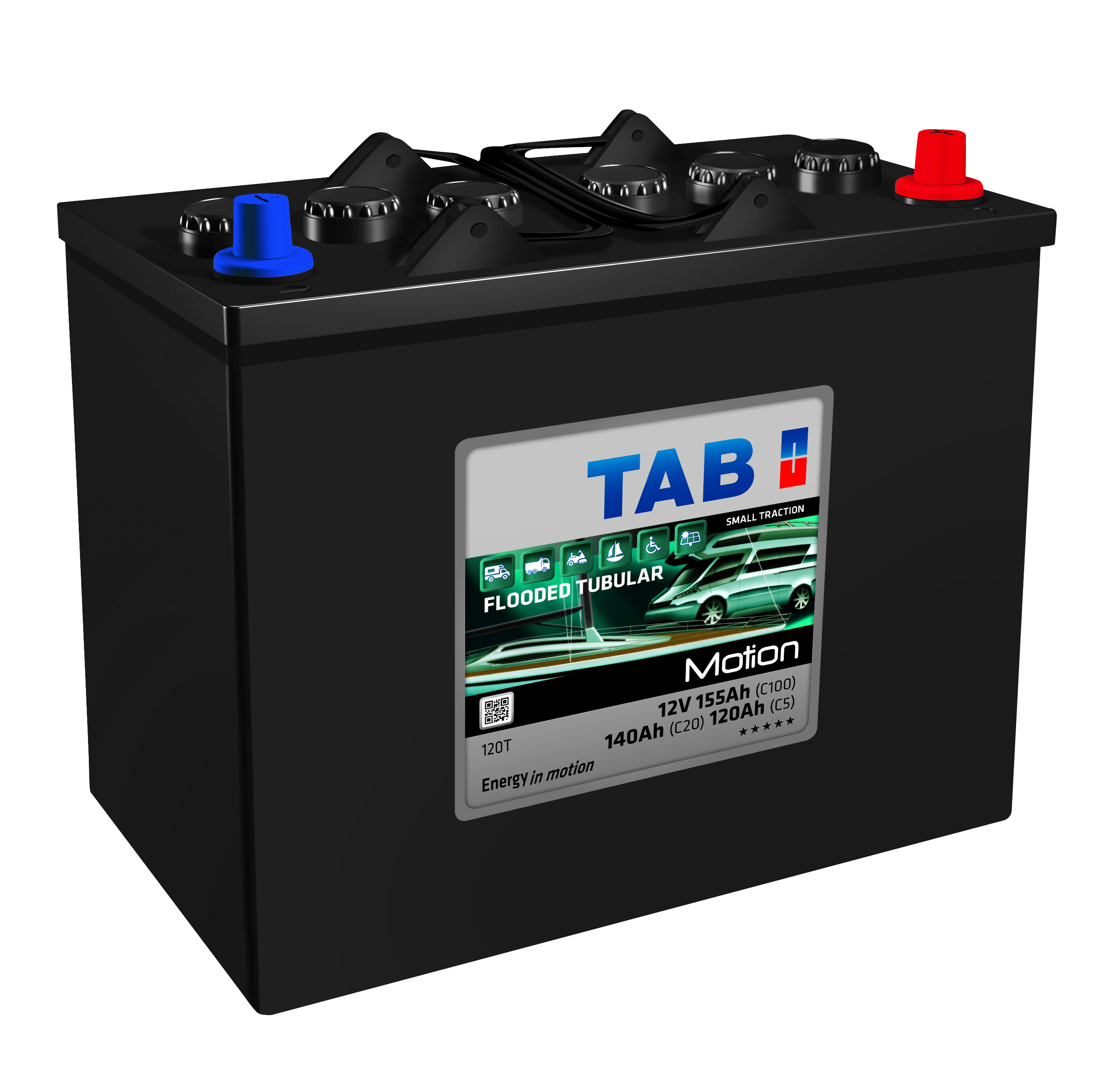 TAB driftsbatteri BLY/SYRE 12v 140ah +h
