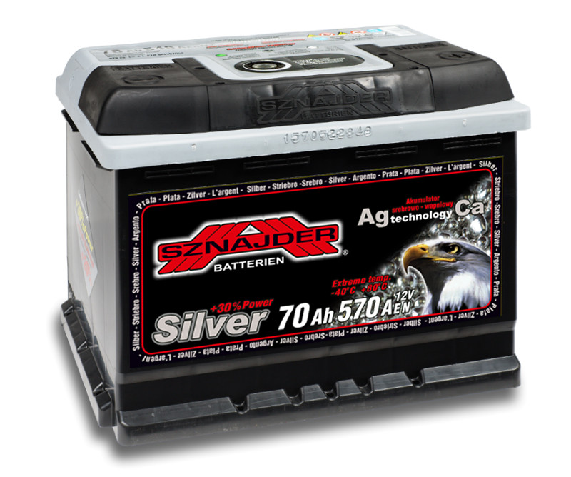 Sznajder Silver startbatteri 12v 70ah +h 