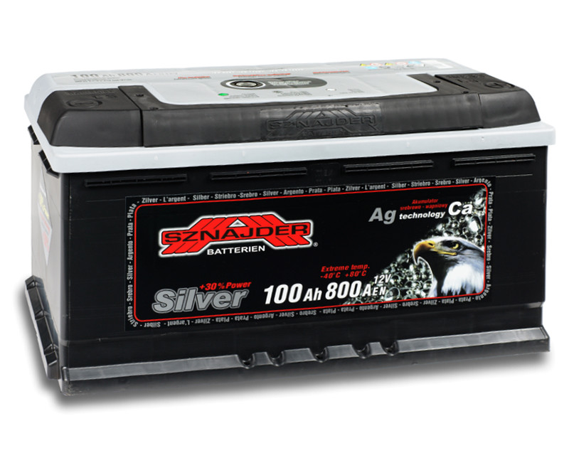 Sznajder Silver startbatteri 12v 100ah +h