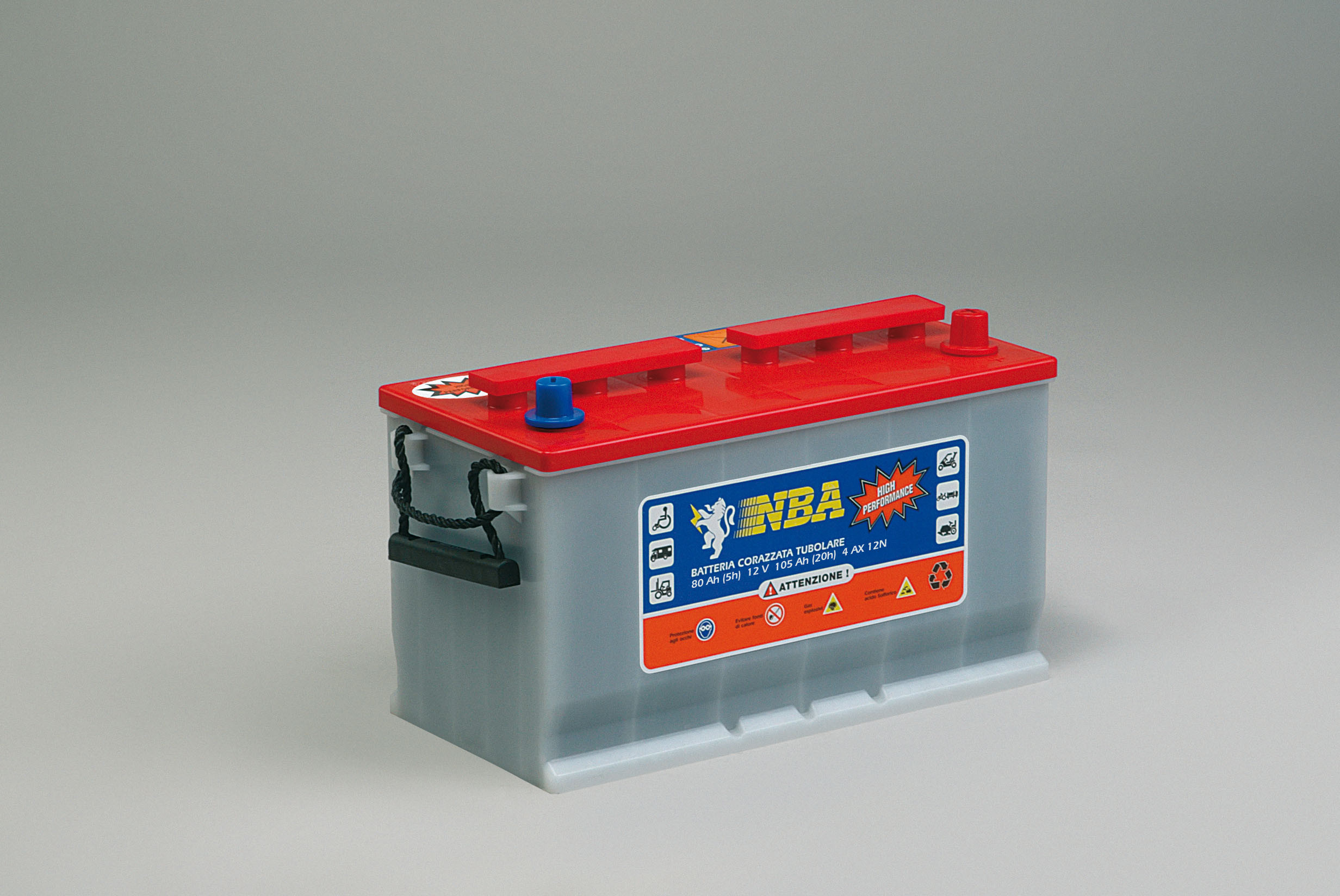 NBA driftsbatteri BLY/SYRE 12v 105ah +h