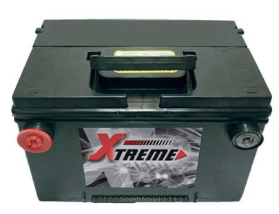 Extreme startbatteri USA 12v 70ah +v sidepoler