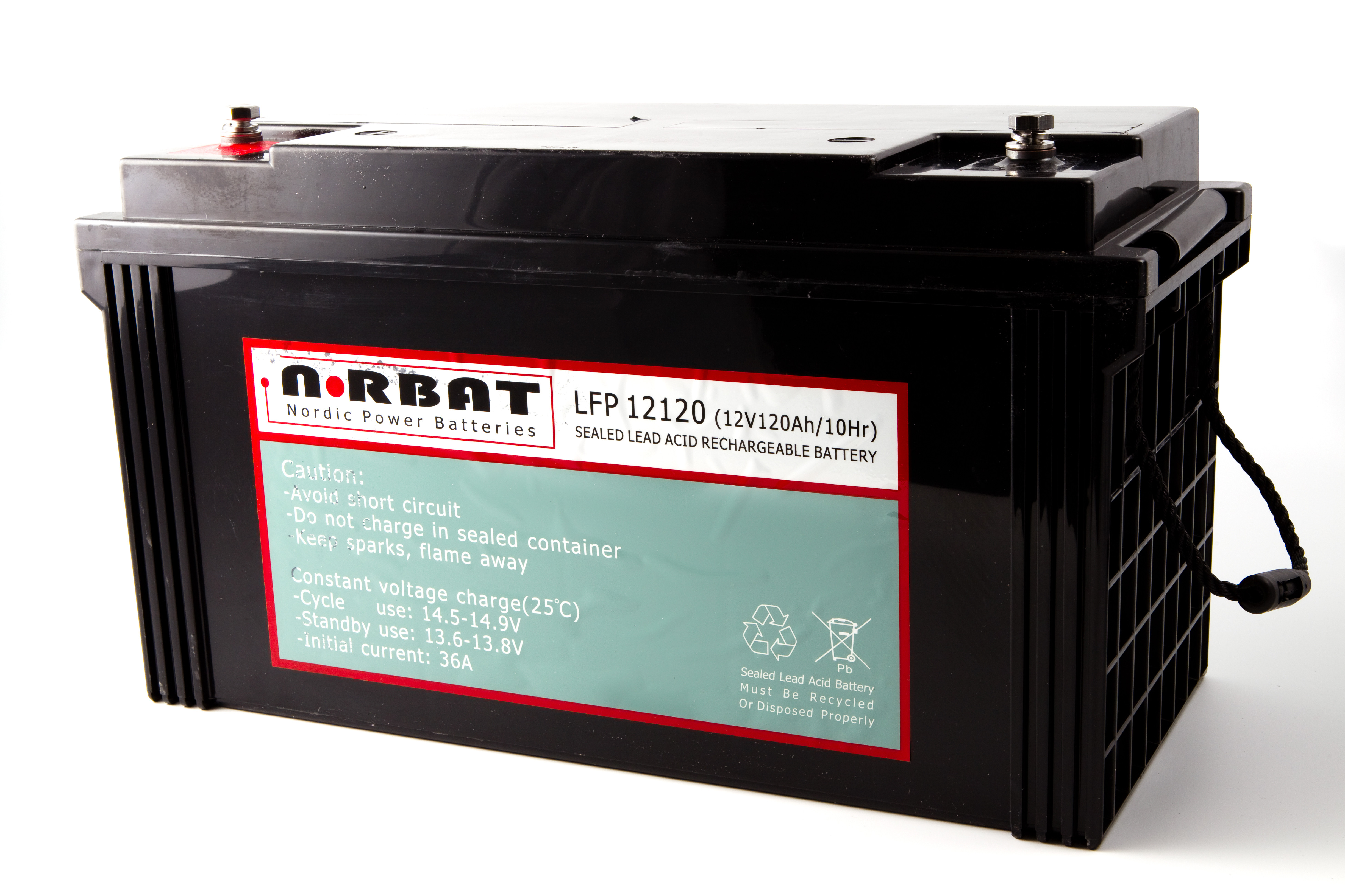 Norbat AGM batteri 12v 120ah
