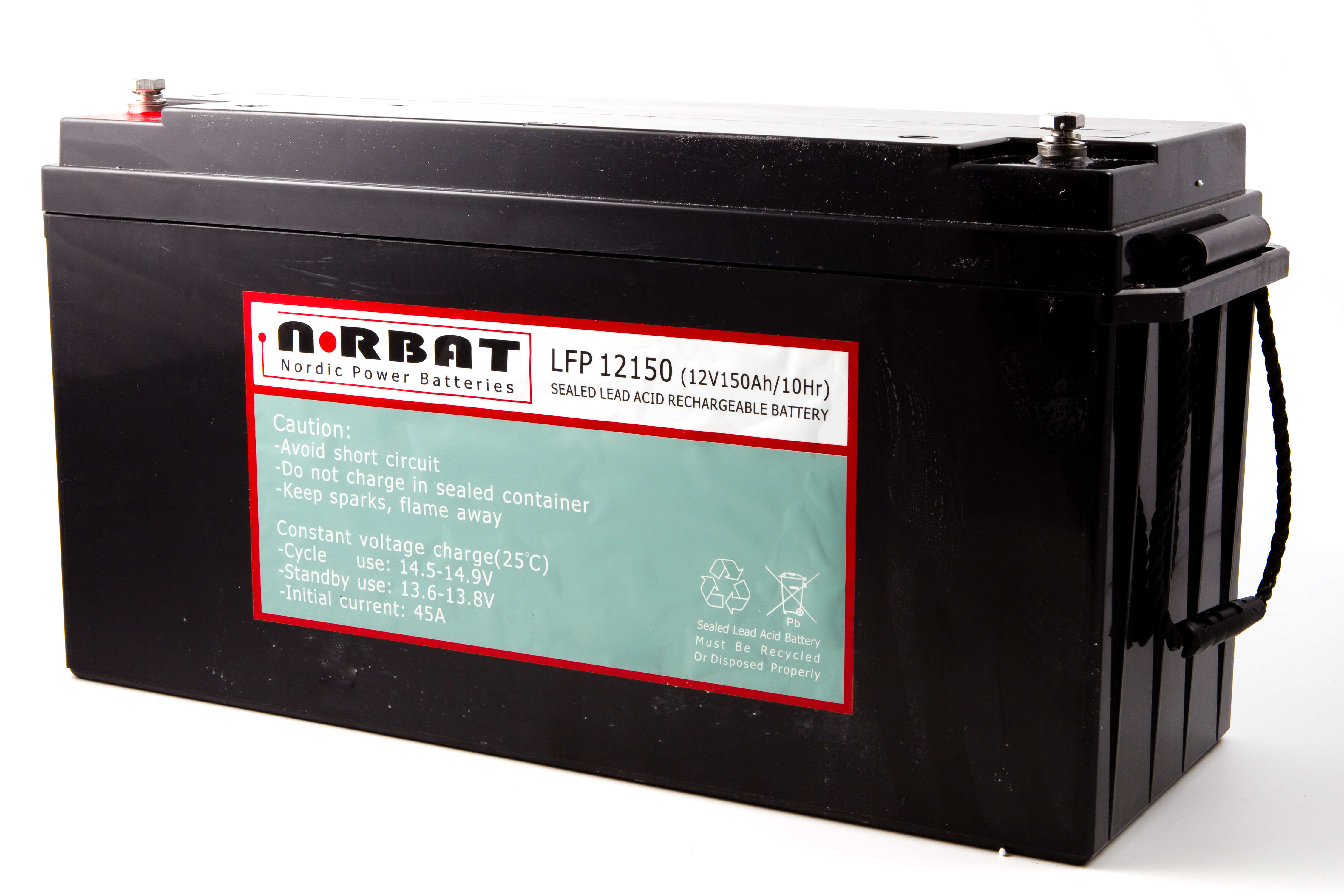 Norbat AGM batteri 12v 150ah