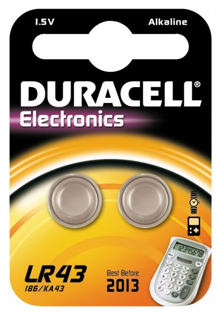 Duracell Electronics LR43 - 2pk