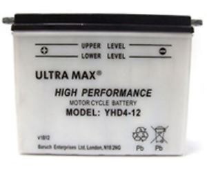 MC-Batteri YHD4-12 Bly/Syre 12v 30ah +v