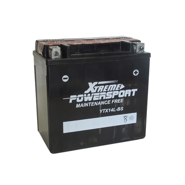 MC-Batteri YTX14L-BS AGM 12v 12ah +h