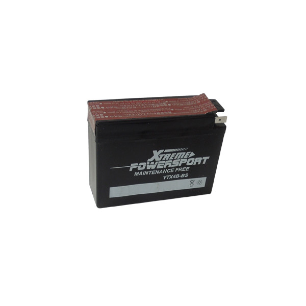 MC-Batteri YTX4B-BS AGM 12v 2,3ah +h flatstift