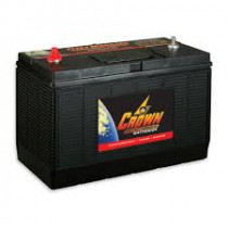 Crown kombinert start/forbruksbatteri bly-syre 12v 110ah senterpoler