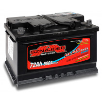 Sznajder Plus startbatteri 12v 72ah +h