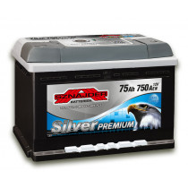 Sznajder Silver Premium startbatteri 12v 75ah +h