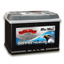 Sznajder Silver Premium startbatteri 12v 80ah +h